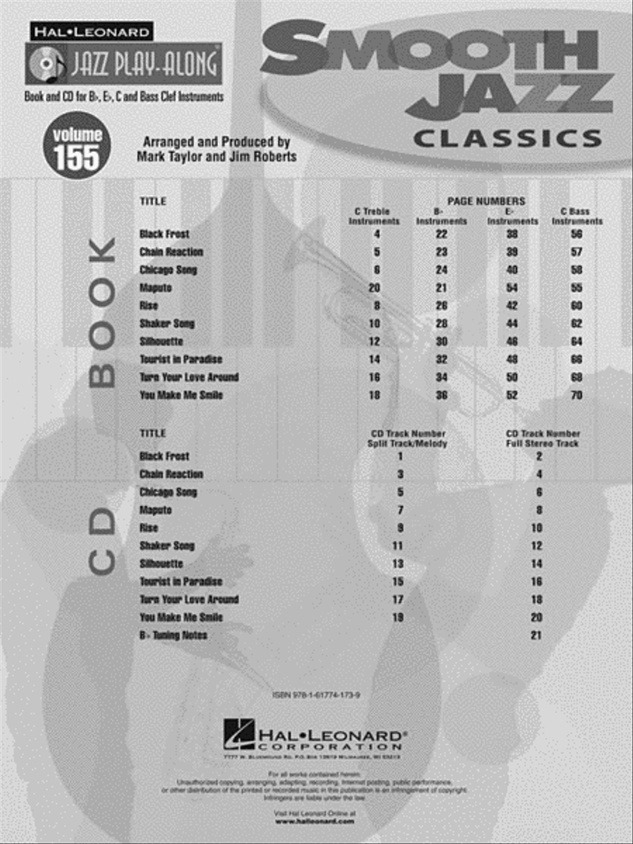 Smooth Jazz Classics C Instrument scores gallery preview page 3