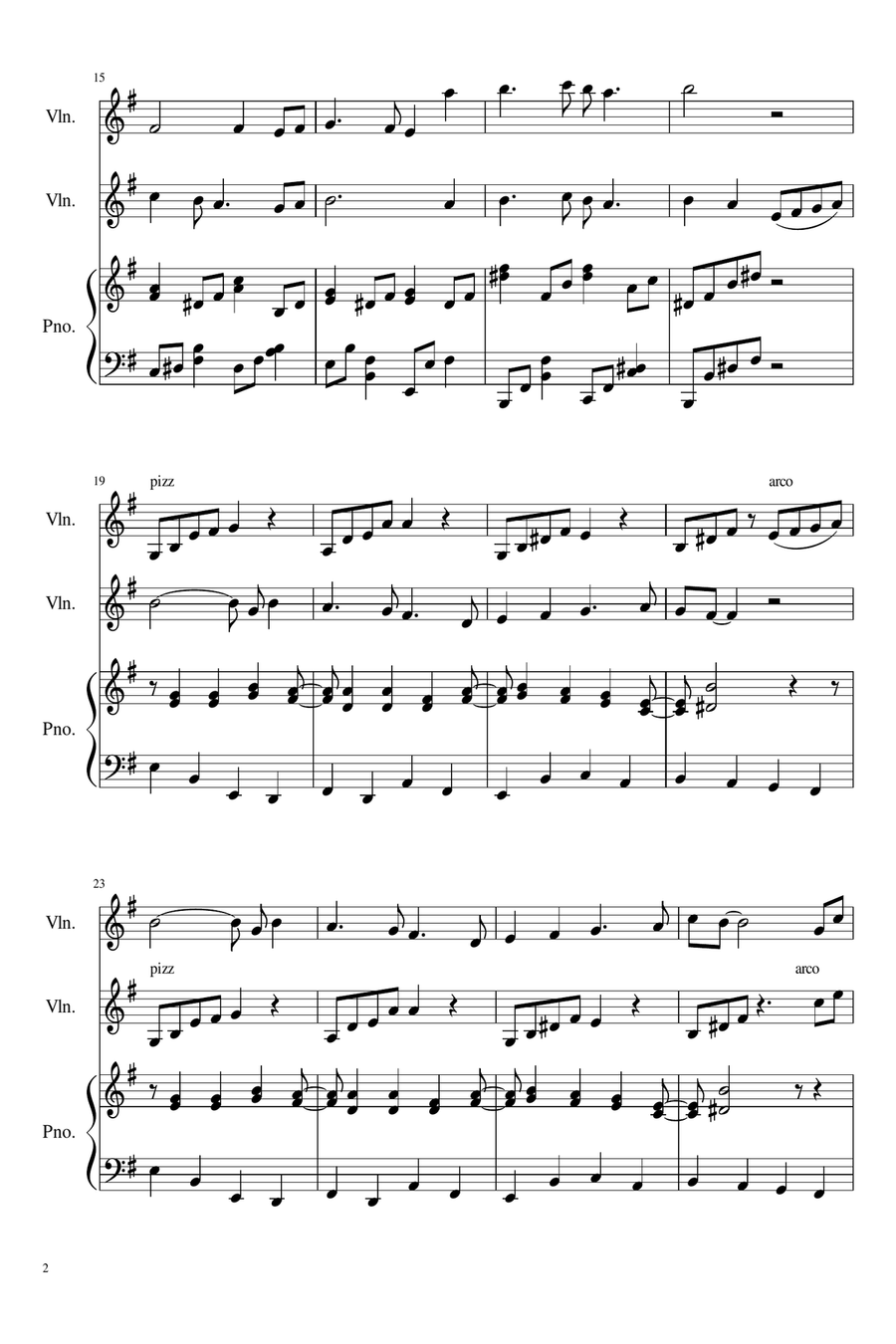 Mary, Did You Know? String Duet scores gallery preview page 6