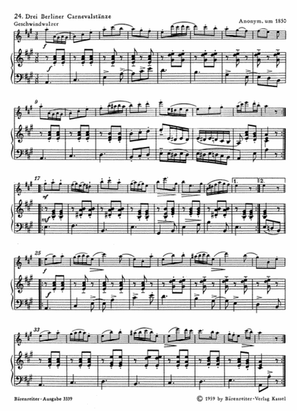 Spielbuch für ein Melodieinstrument und Klavier (Cembalo), Band 2
