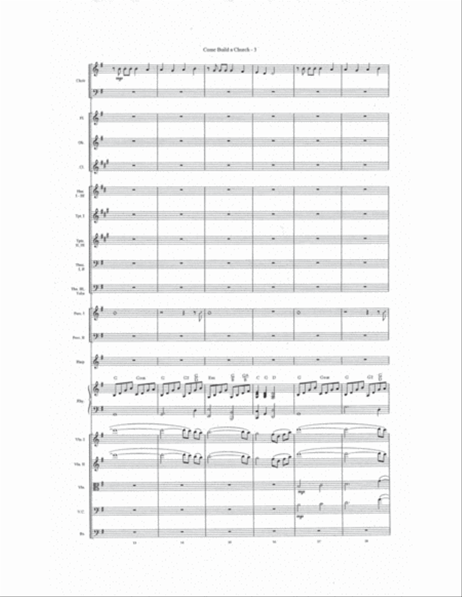 Come Build a Church Choir scores gallery preview page 4