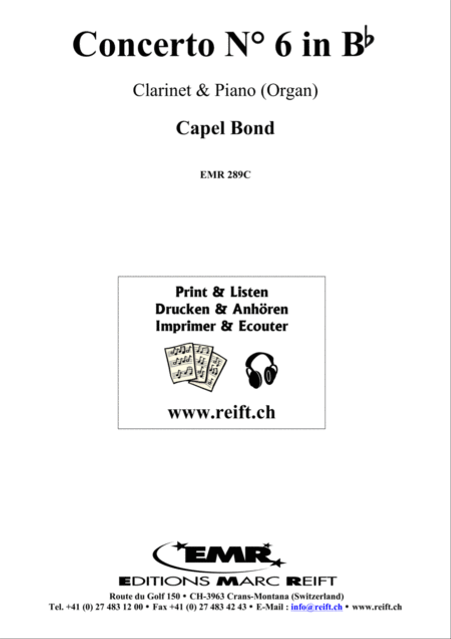 Concerto No. 6 Clarinet Solo scores gallery preview page 9