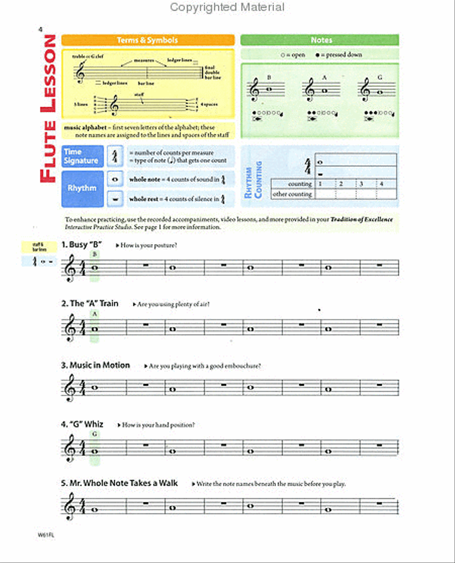 Tradition of Excellence Book 1 - Flute