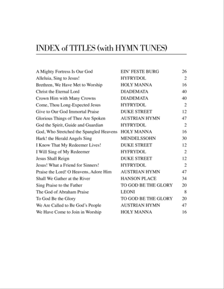 Ten Toccatas On Classic Hymn Tunes for Organ Organ Solo scores gallery preview page 12