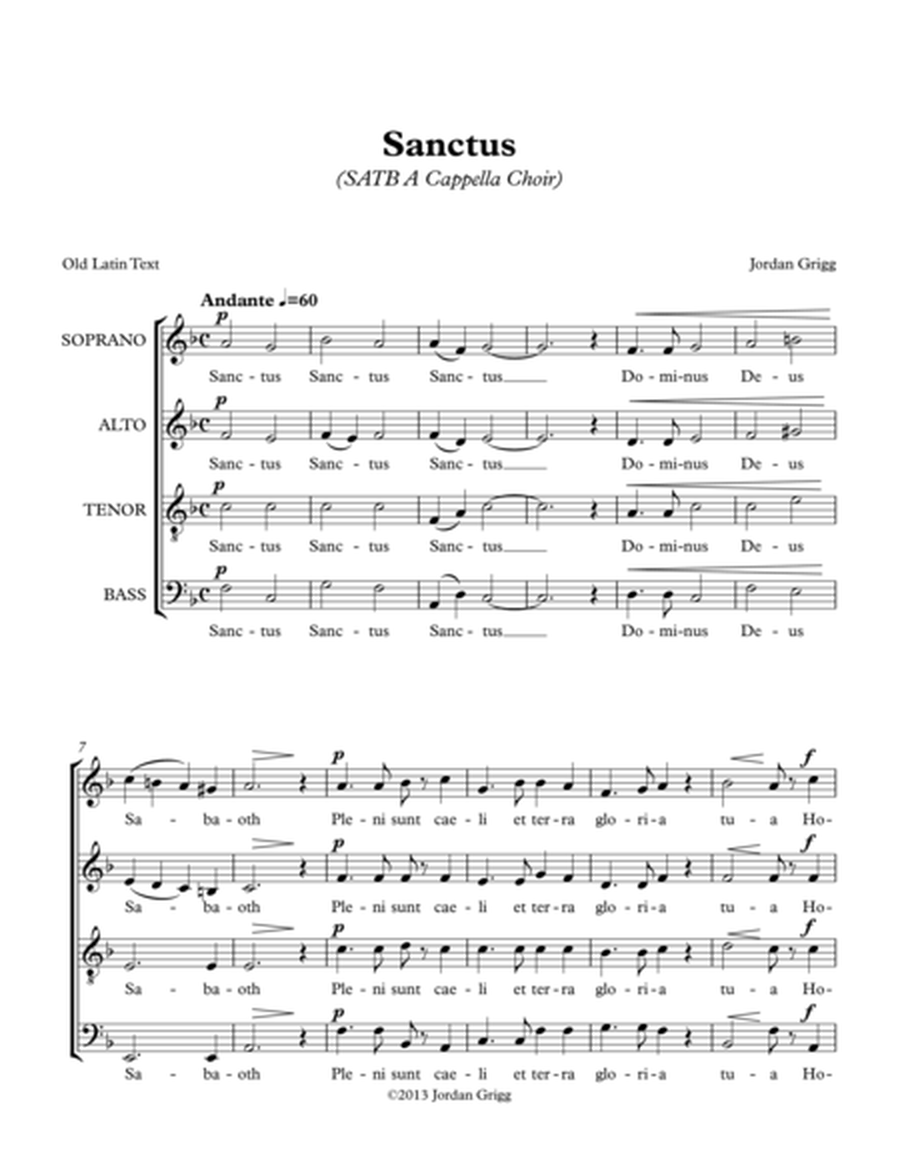 Sanctus (SATB A Cappella Choir) image number null