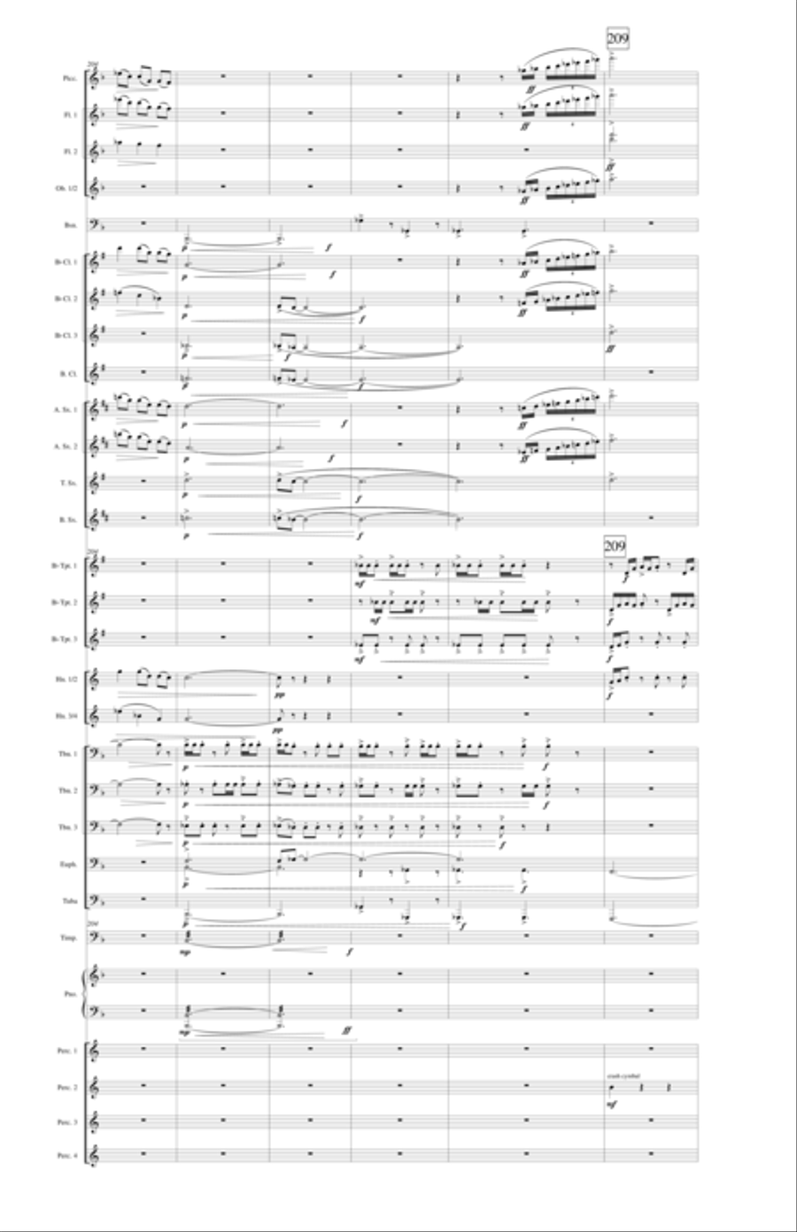 With Voice of Triumph Raised Concert Band scores gallery preview page 33