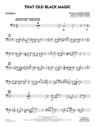 That Old Black Magic (arr. Mike Tomaro) - Trombone 4