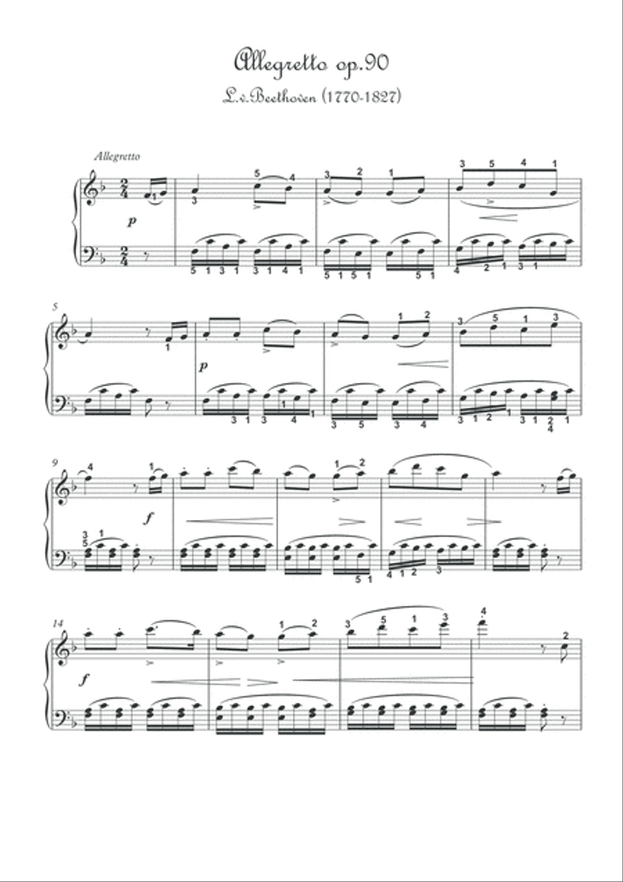 Piano solo pieces of 19th Century II Easy Piano scores gallery preview page 6