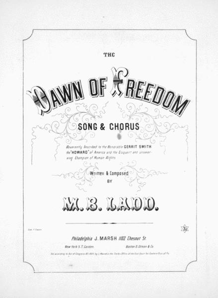 The Dawn of Freedom. Song & Chorus