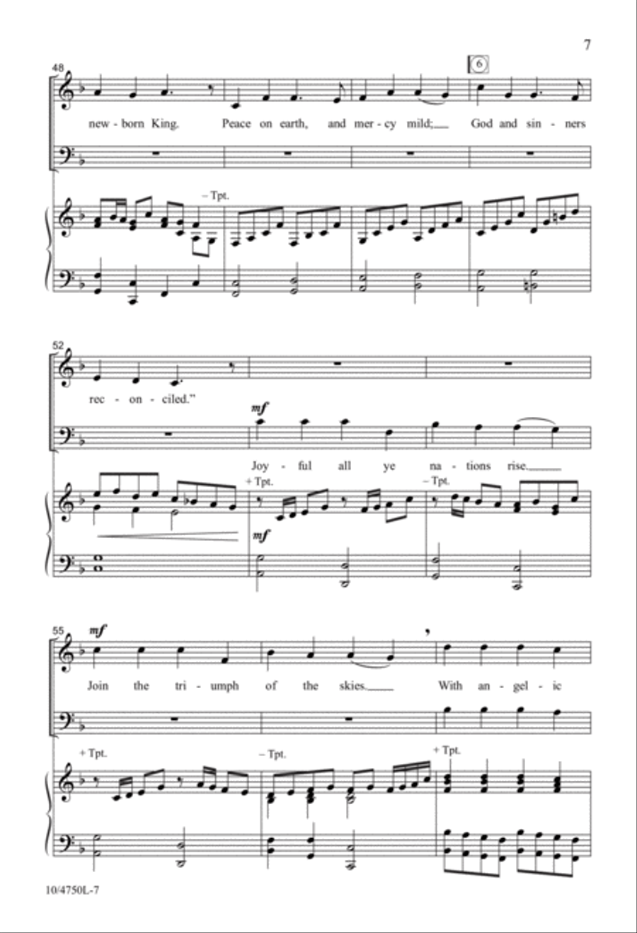 Christmas Fanfare 3-Part scores gallery preview page 7