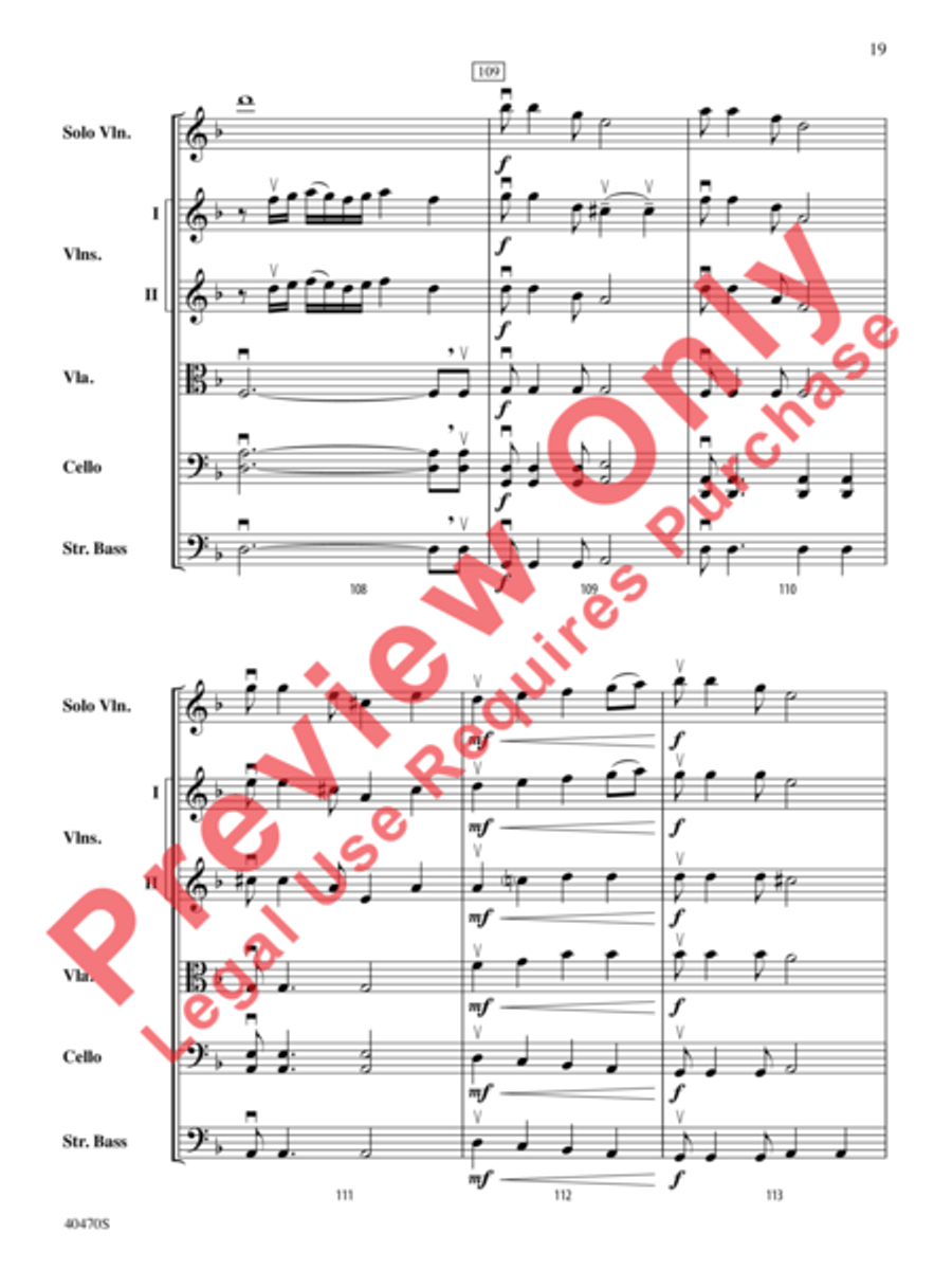 Hungarian Variations String Orchestra scores gallery preview page 20
