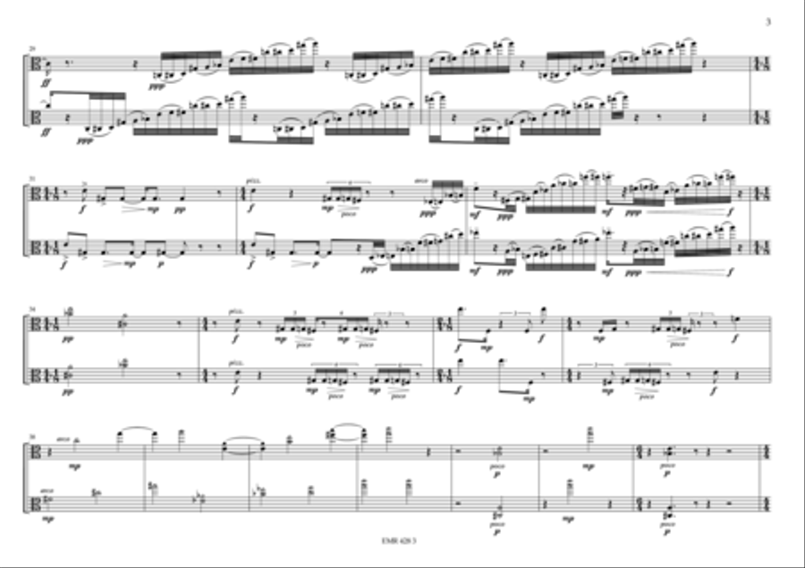 Orange and yellow, hommage a morton feldman pour deux altos School and Community scores gallery preview page 4