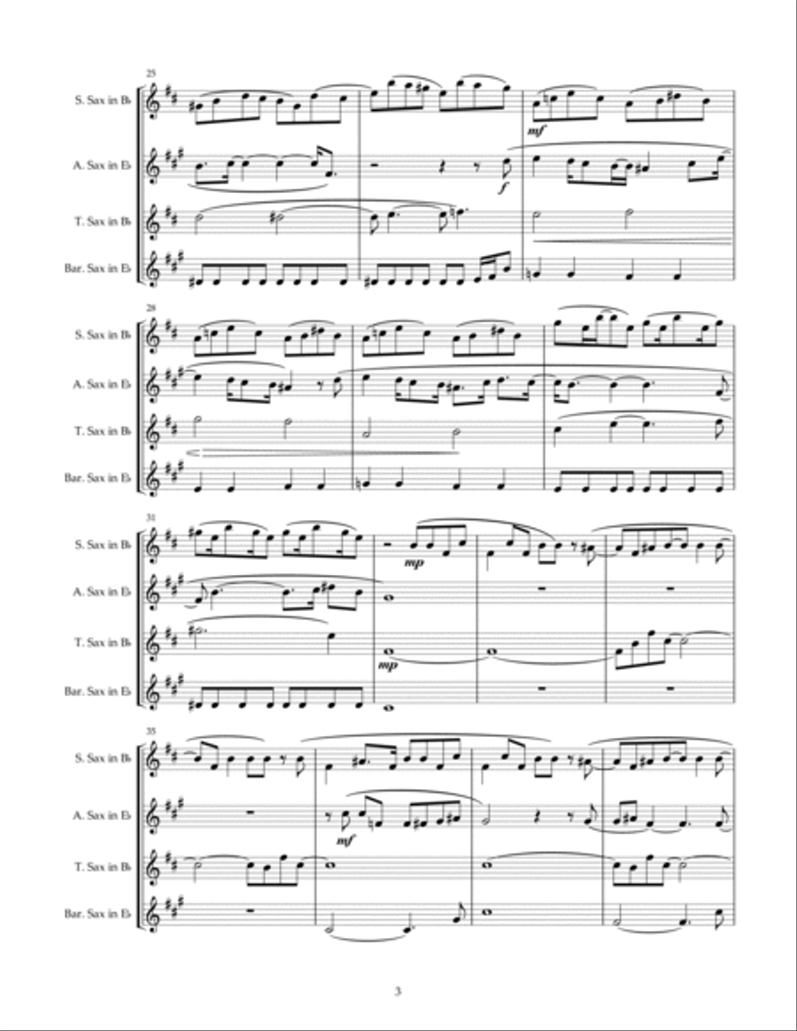 There Is A Voice There Is A Voice Woodwind Quartet scores gallery preview page 4