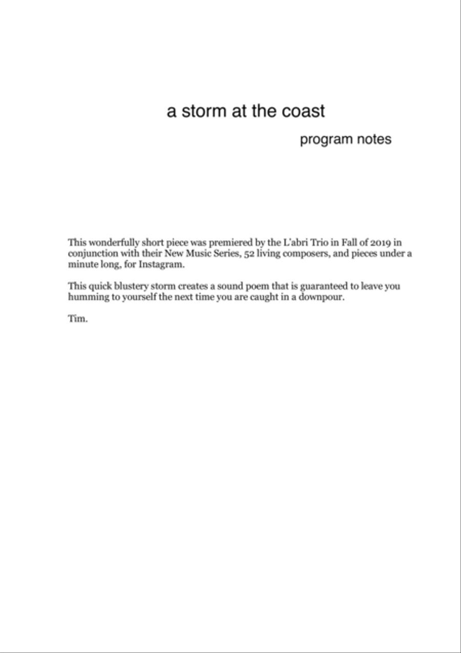 A Storm on the Coast Soprano Saxophone scores gallery preview page 3
