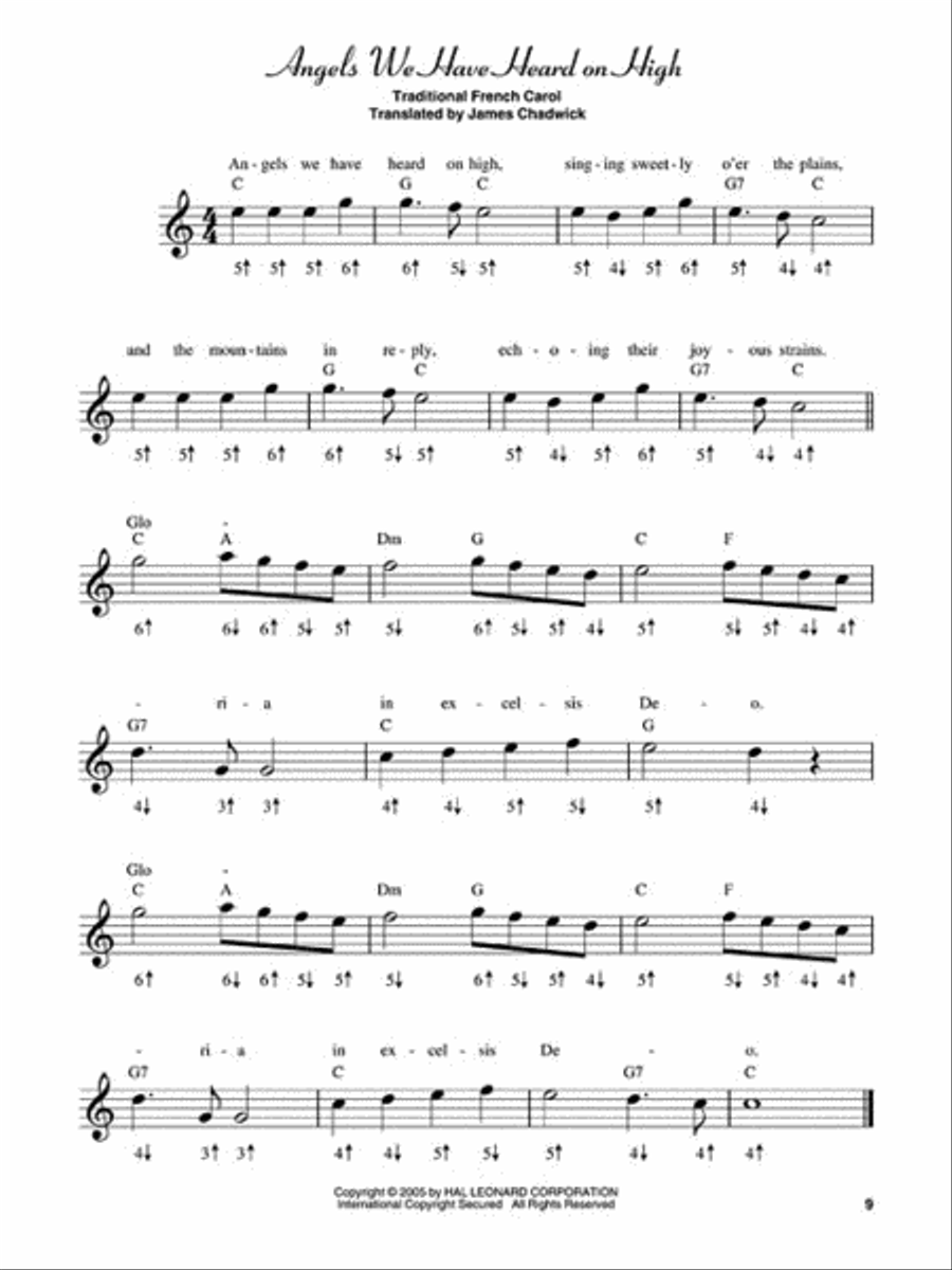 Christmas Classics for Harmonica Harmonica scores gallery preview page 5