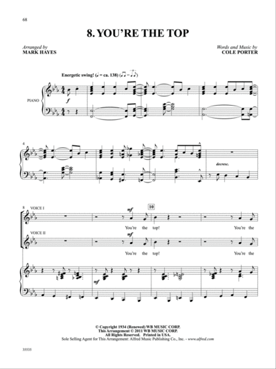 The Mark Hayes Vocal Collection -- Eight Favorite Duets from the Great American Songbook Small Ensemble scores gallery preview page 4