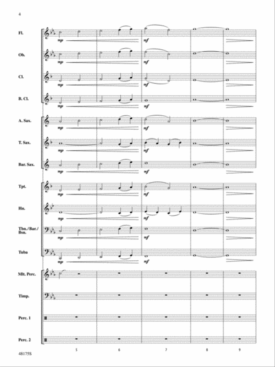 Dragon Bridge: Score Concert Band scores gallery preview page 4
