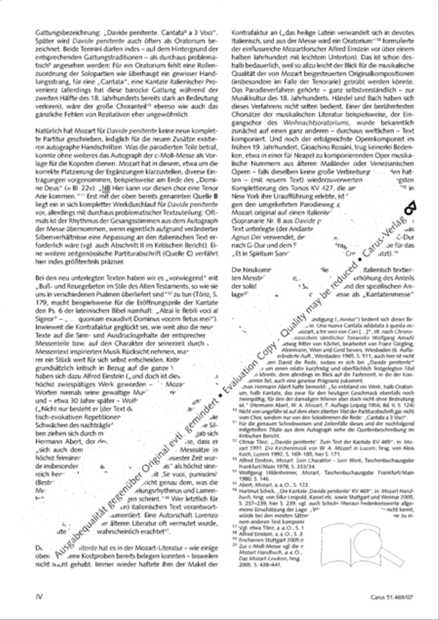 Davide penitente Davide penitente 4-Part scores gallery preview page 5