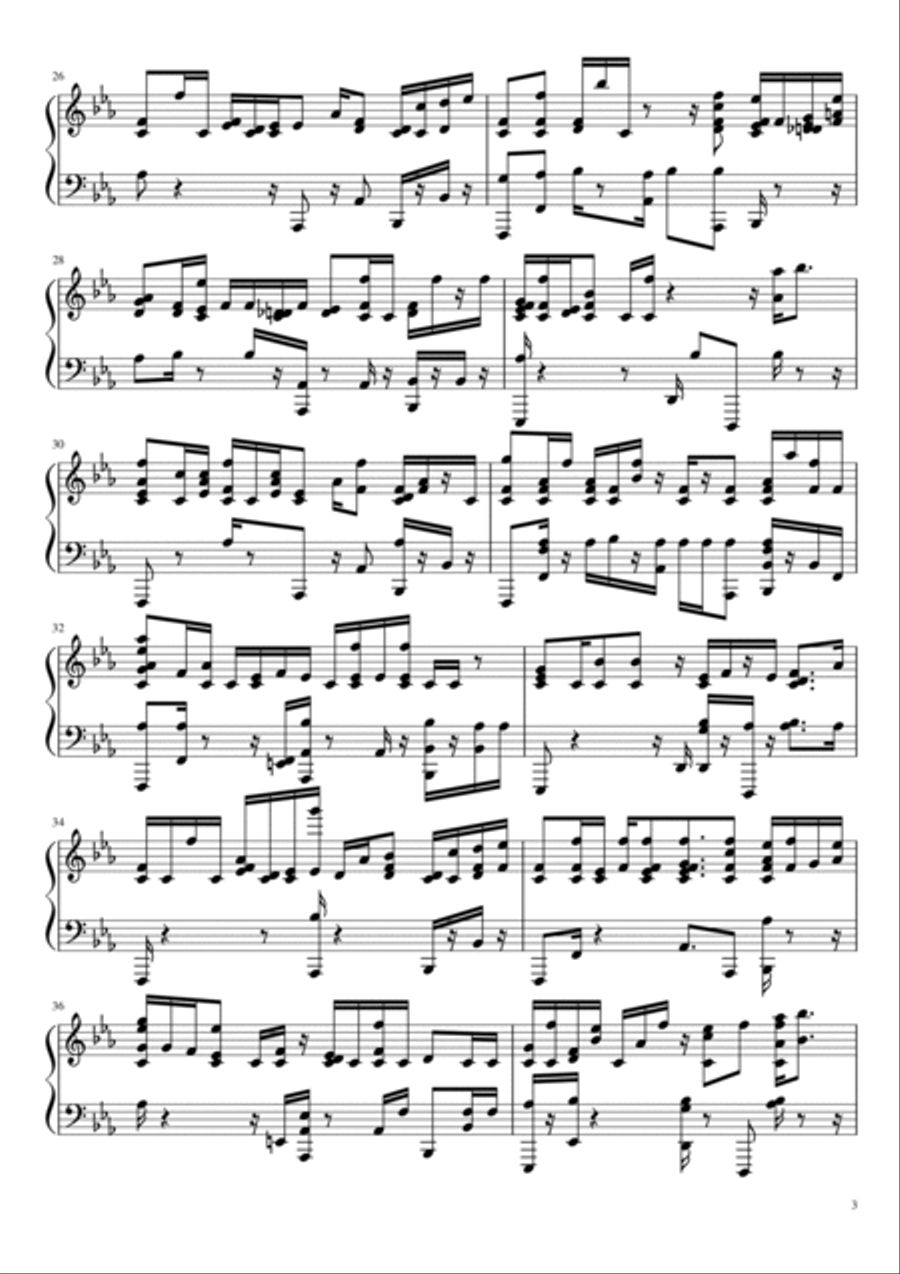 Come Around radiomix Voice scores gallery preview page 3