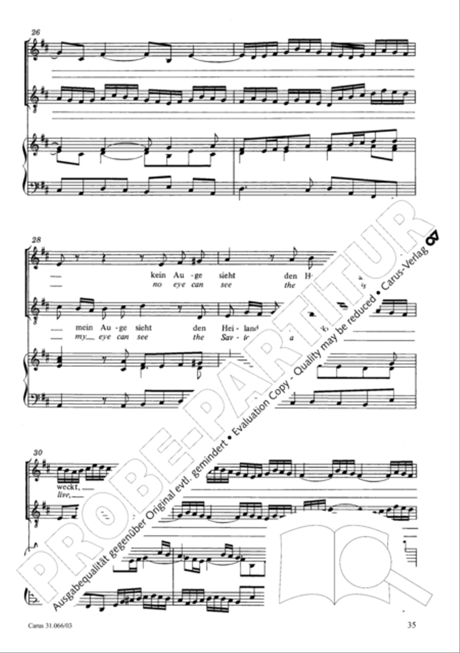 Be joyful, you Christians (Erfreut euch, ihr Herzen) ATB scores gallery preview page 36