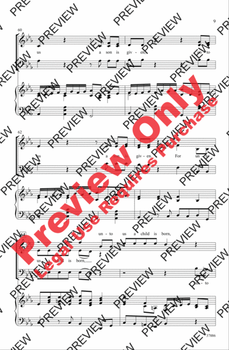 A Classic Christmas 4-Part scores gallery preview page 9