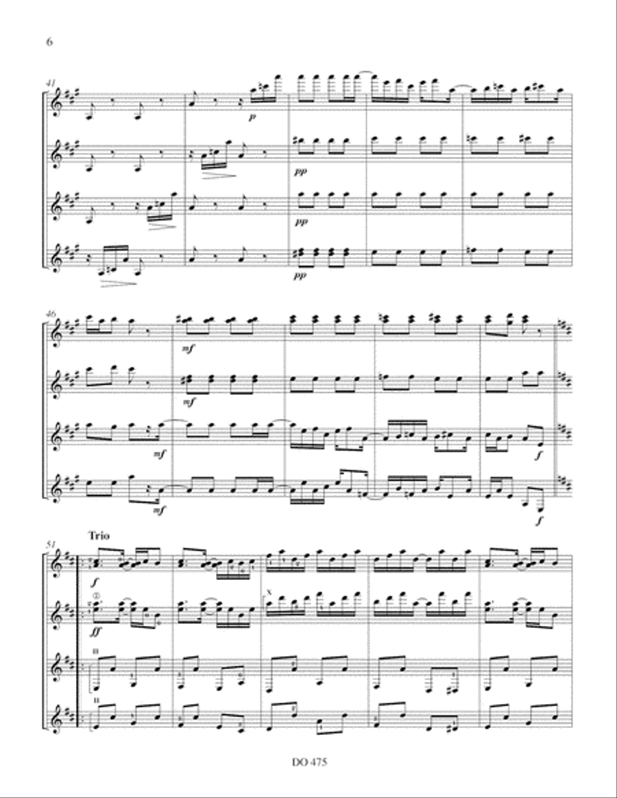 Maple Leaf Rag & The Cascades Guitar Ensemble scores gallery preview page 6
