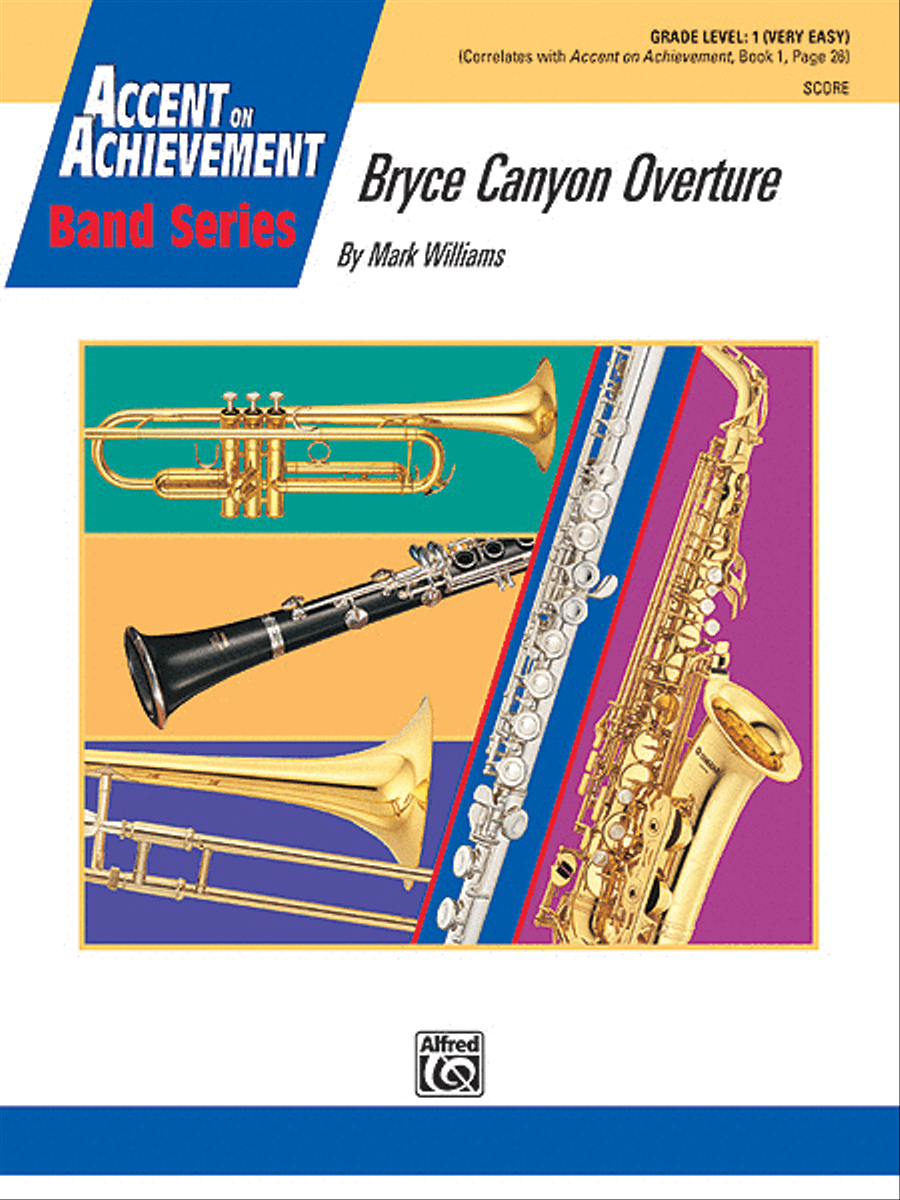 Bryce Canyon Overture Concert Band scores gallery preview page 1