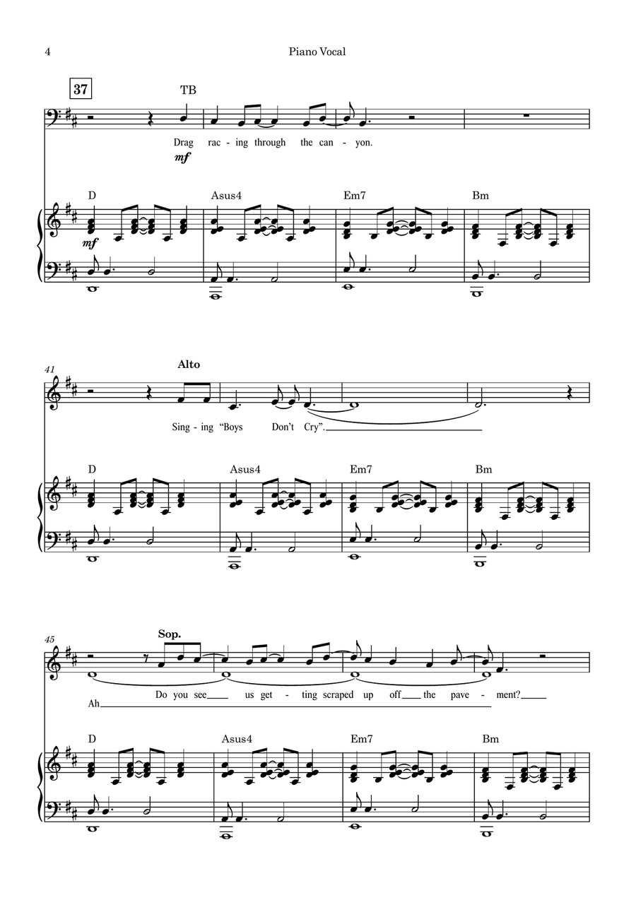 Not Strong Enough Not Strong Enough Divisi scores gallery preview page 4