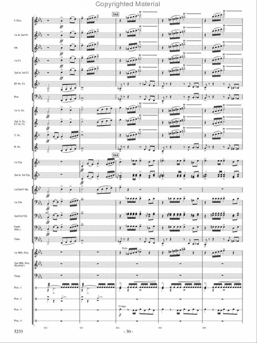 Upon These Wings Upon These Wings Concert Band scores gallery preview page 29