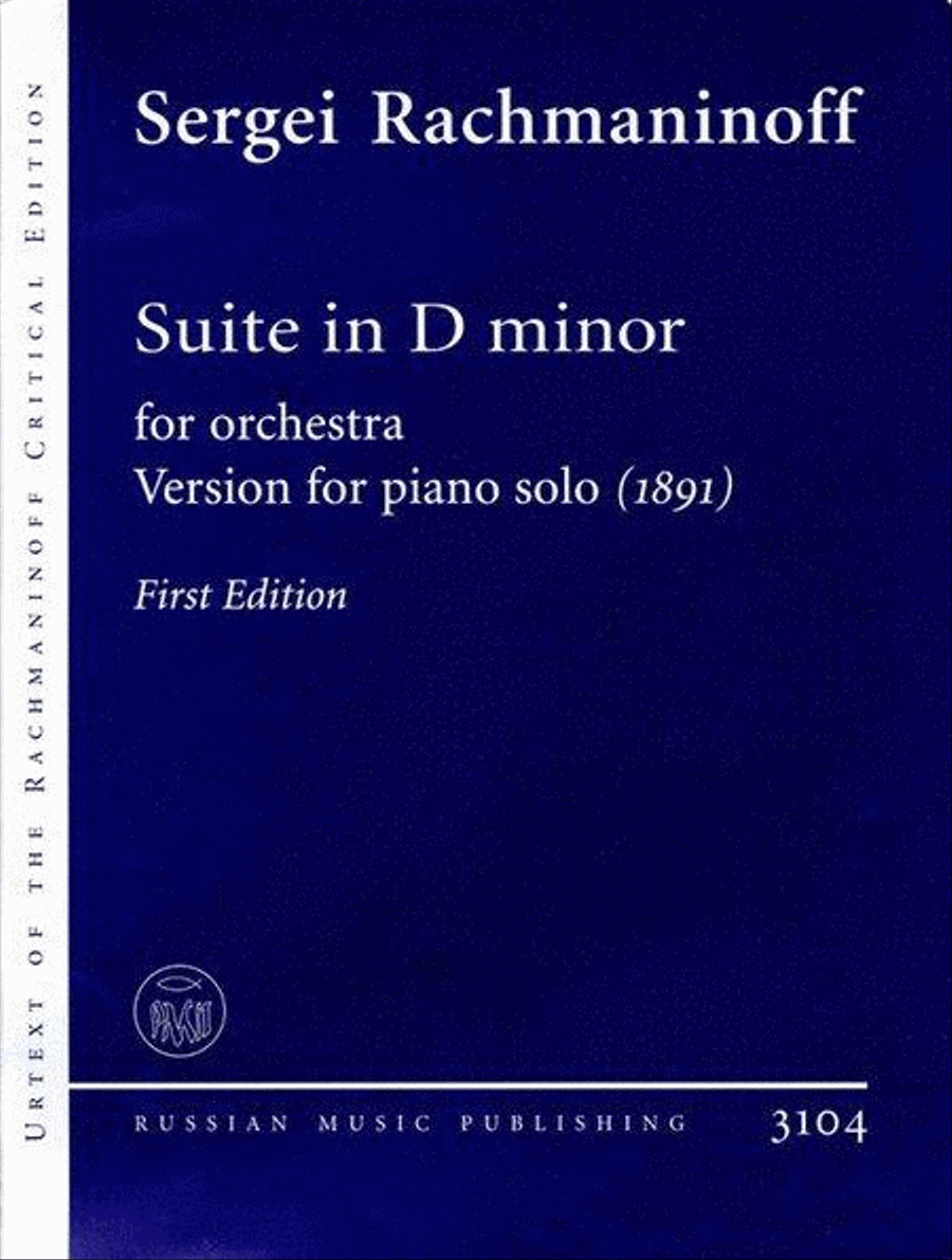 Suite in D minor for Orchestra Piano Solo scores gallery preview page 1