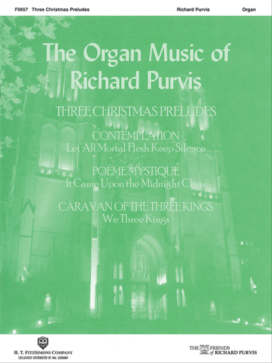 Three Christmas Preludes Organ scores gallery preview page 1