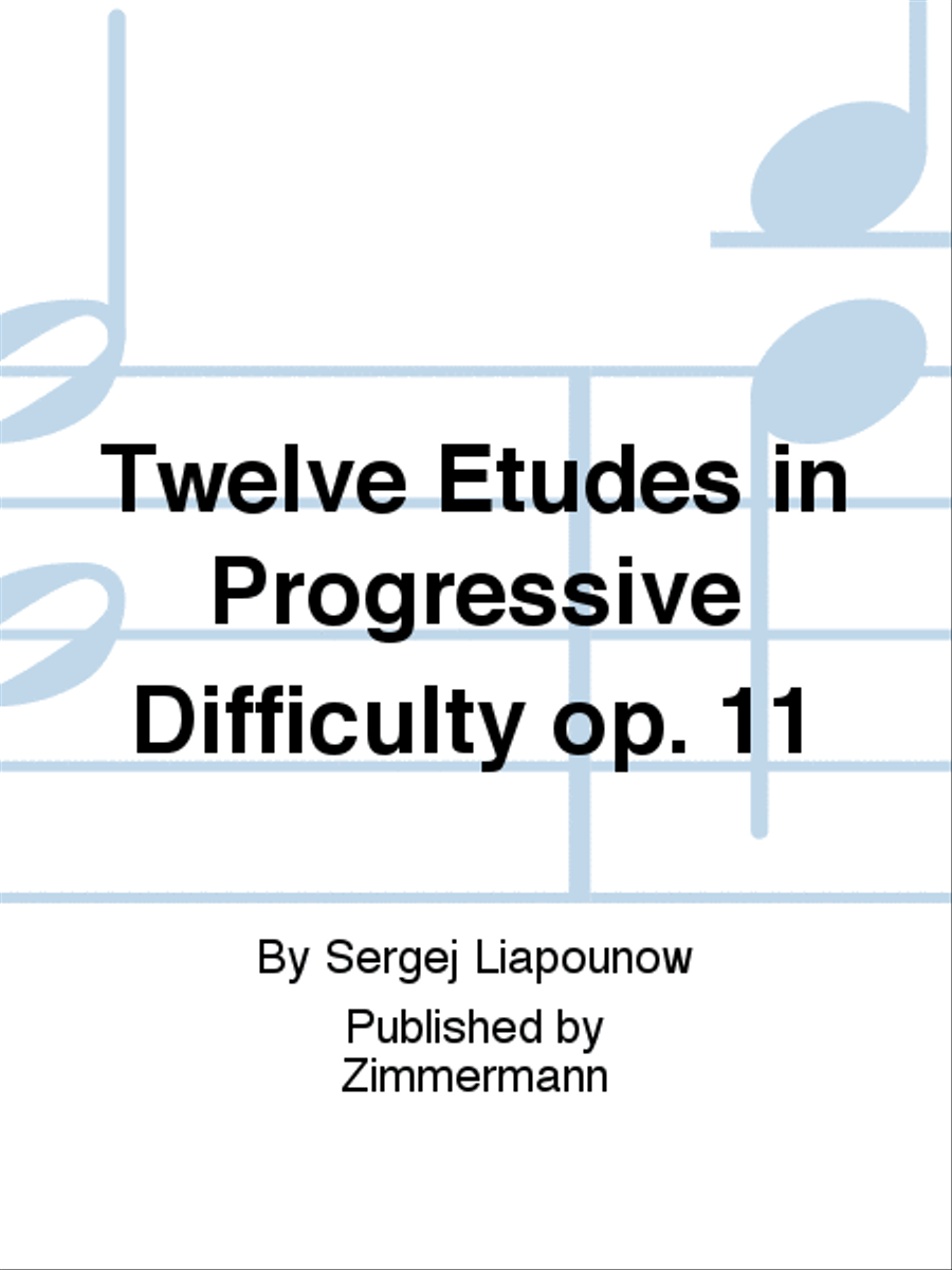 Twelve Etudes in Progressive Difficulty Op. 11 Chamber Music scores gallery preview page 1