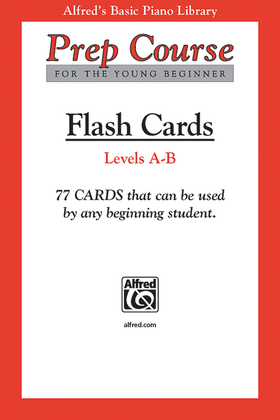 Book cover for Alfred's Basic Piano Prep Course Flash Cards, Book A & B