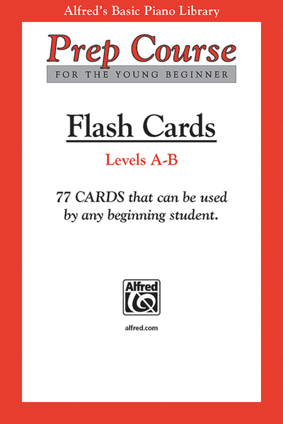 Alfred's Basic Piano Prep Course Flash Cards, Book A & B