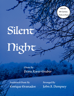 Book cover for Silent Night (Trio for Clarinet, Viola and Piano)