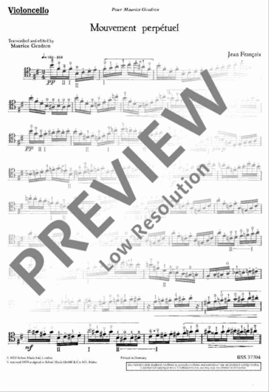 Mouvement perpétuel Piano Accompaniment scores gallery preview page 9