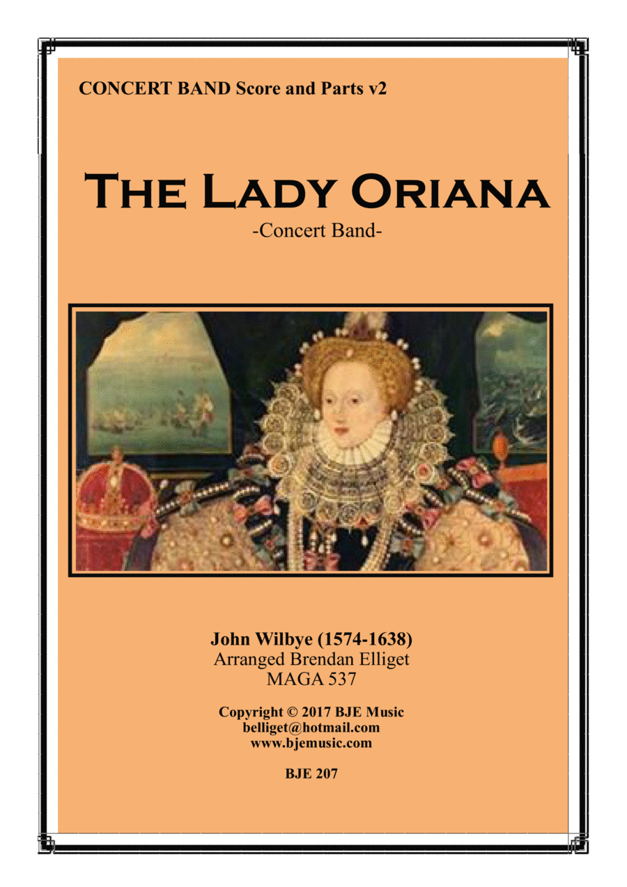 The Lady Oriana - Concert Band Concert Band scores gallery preview page 1