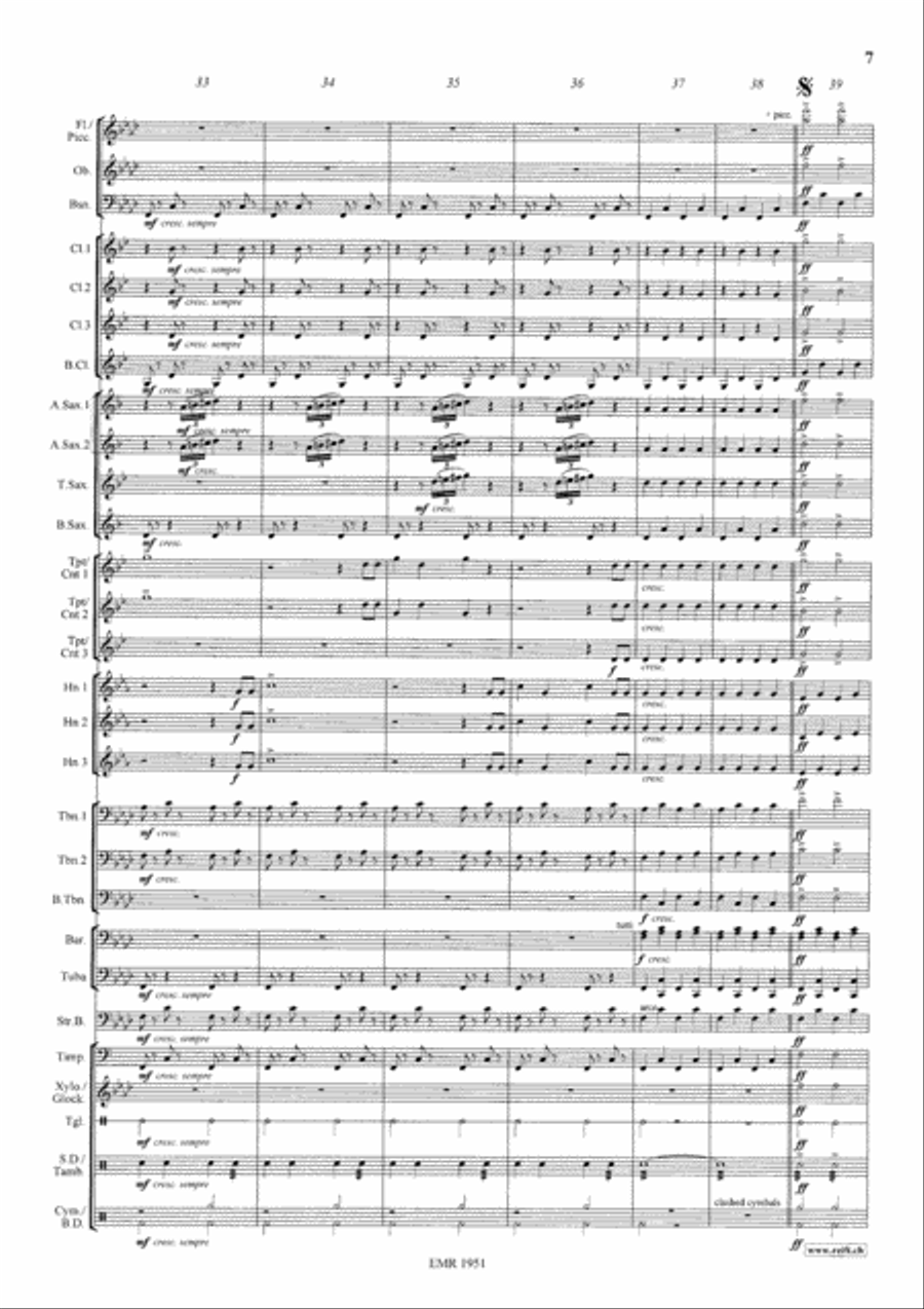Egyptian March 4-Part scores gallery preview page 8