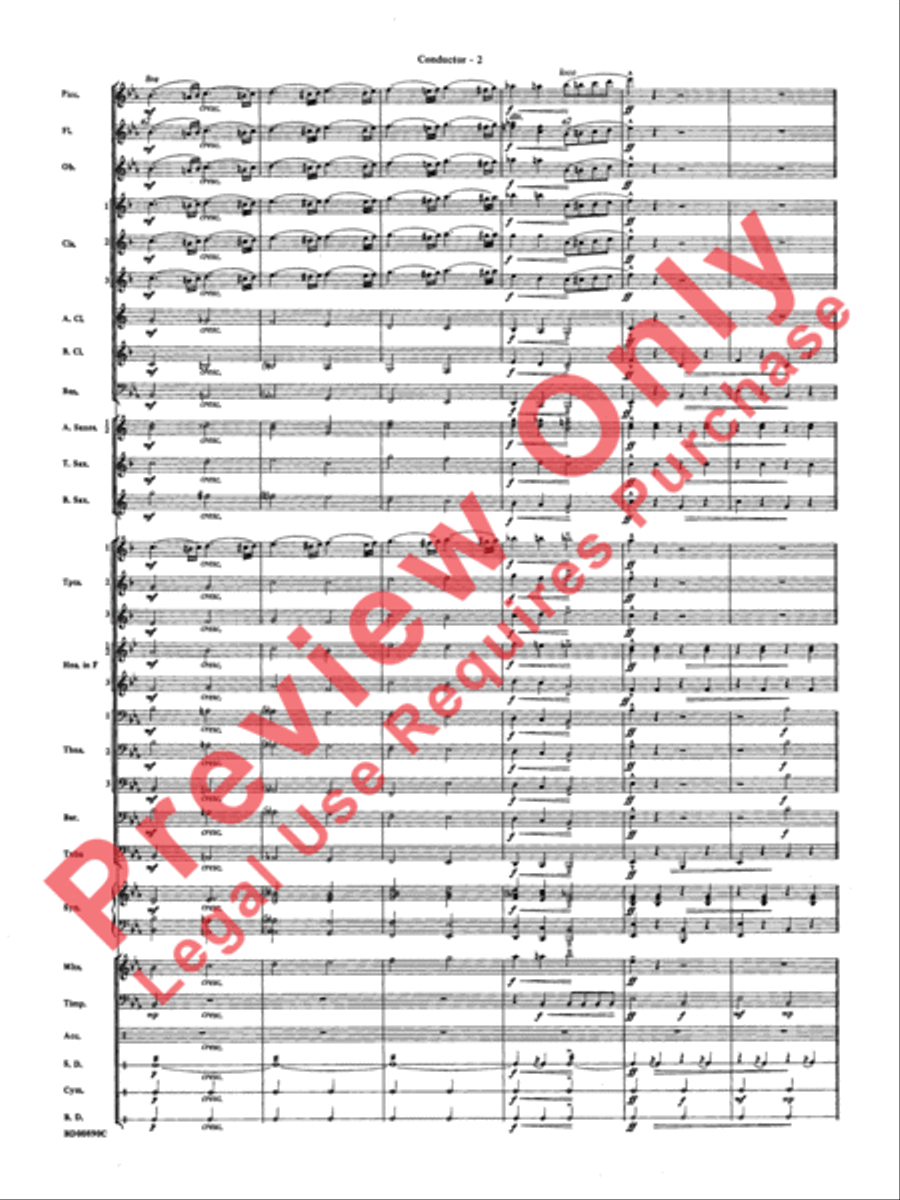 Holiday Emblem Concert Band scores gallery preview page 5