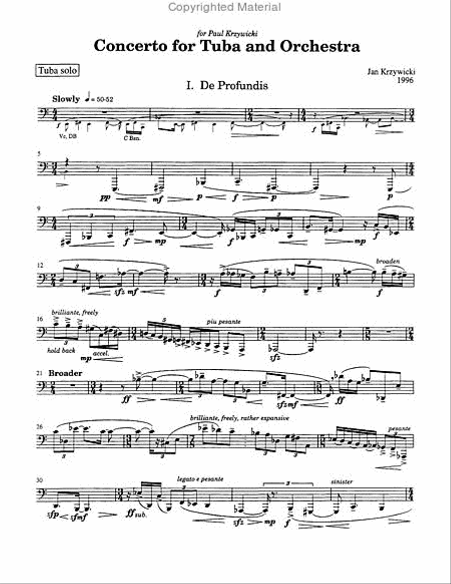 Concerto Tuba scores gallery preview page 2