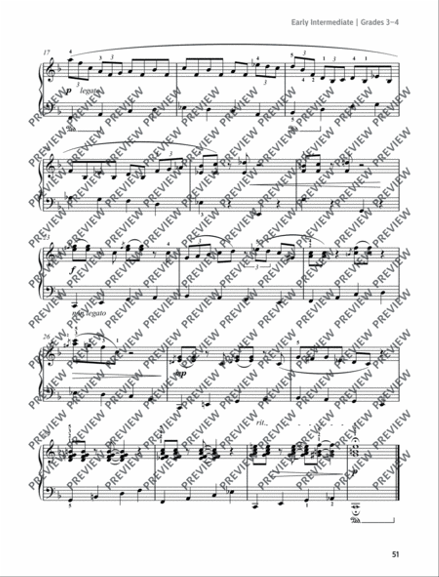Rockin' Fingers Piano Solo scores gallery preview page 3