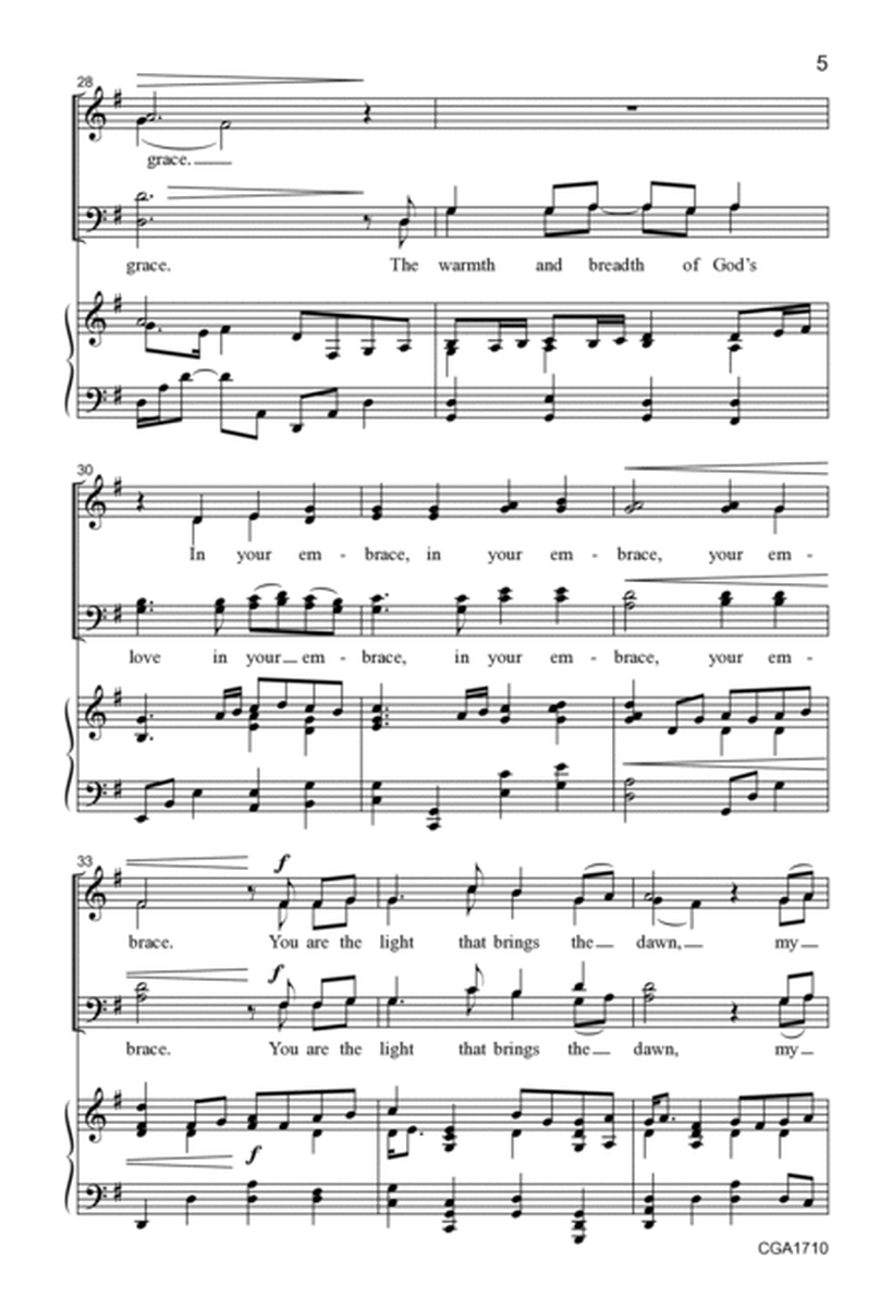 The Rock of My Heart - SATB image number null