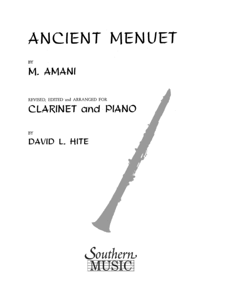 Ancient Menuet ( Minuet)