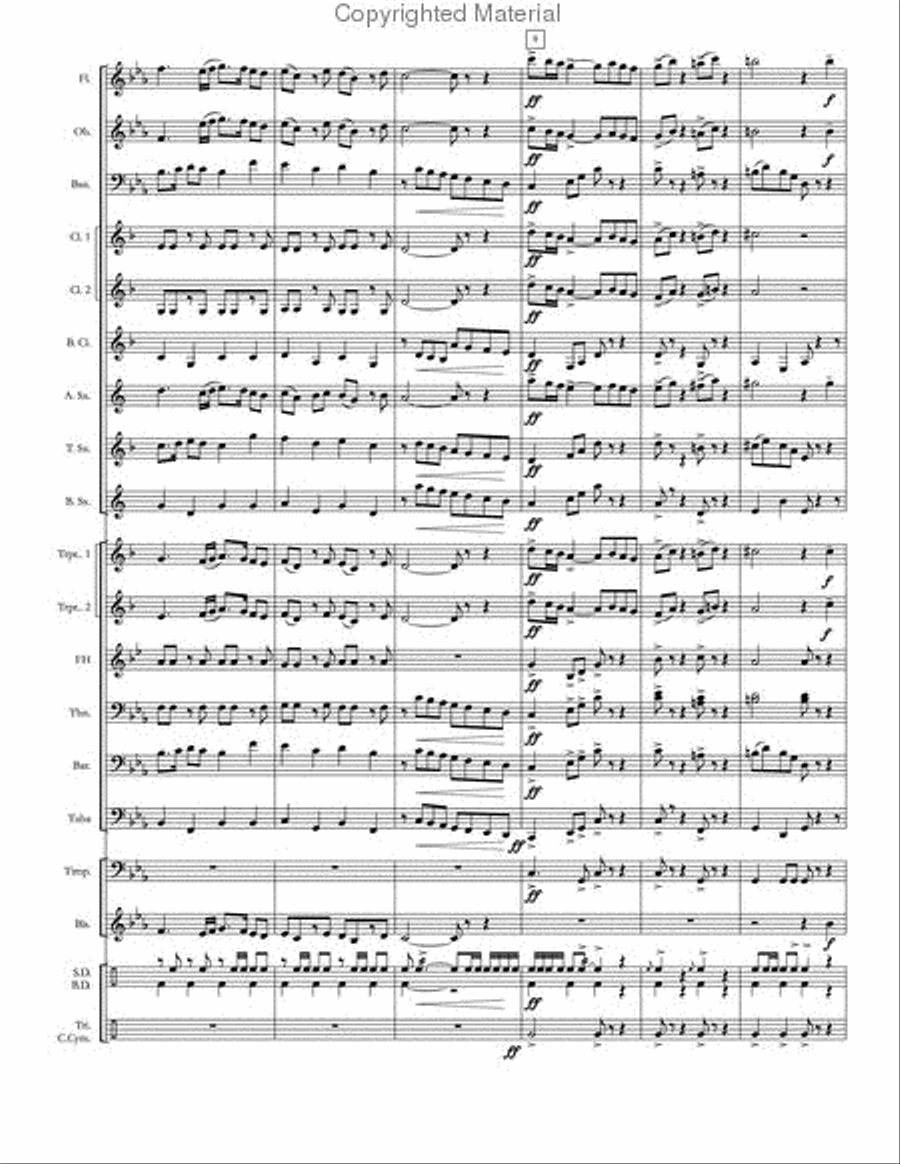 Natchez Trace Concert Band scores gallery preview page 4