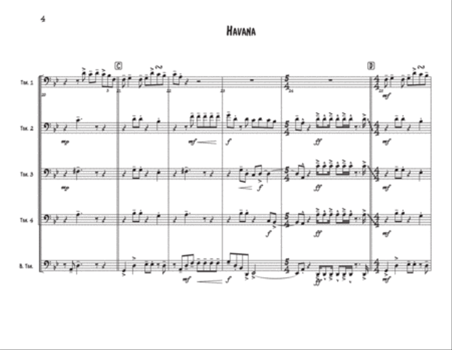 Havana Small Ensemble scores gallery preview page 4