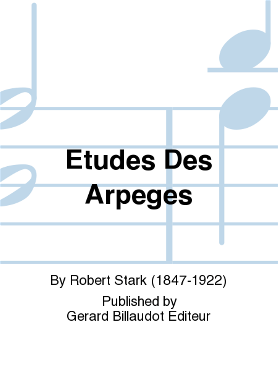 Etudes des Arpeges Etudes des Arpeges Chamber Music scores gallery preview page 1