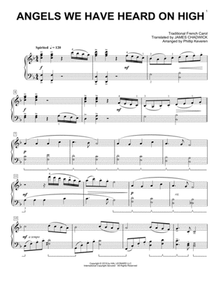Angels We Have Heard On High [Classical version] (arr. Phillip Keveren)