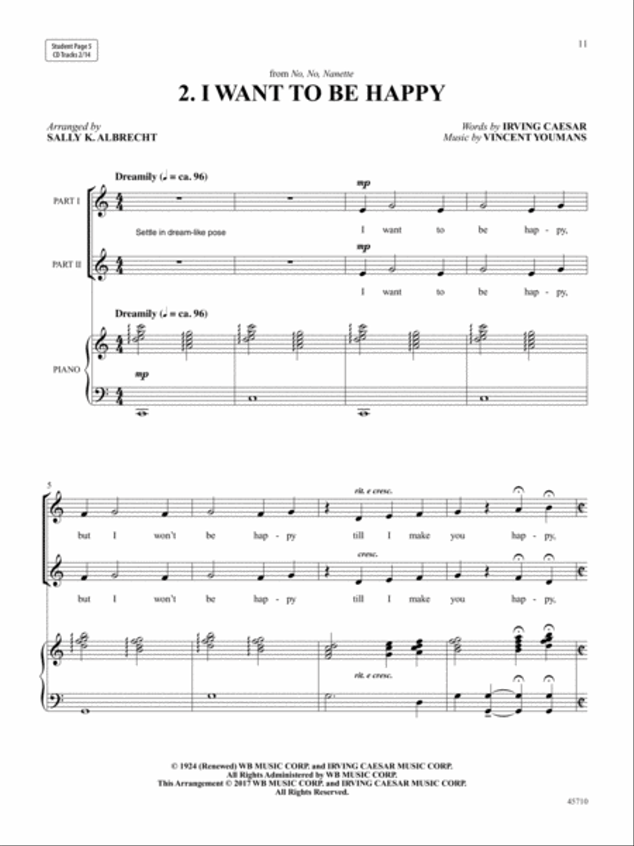Regards to Broadway! 2-Part scores gallery preview page 4