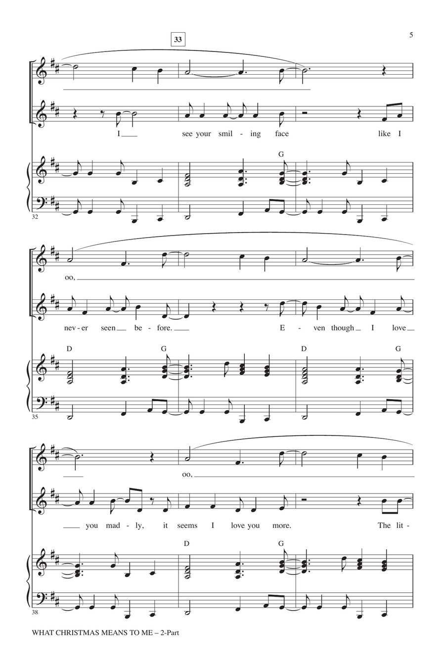 What Christmas Means To Me 2-Part scores gallery preview page 4