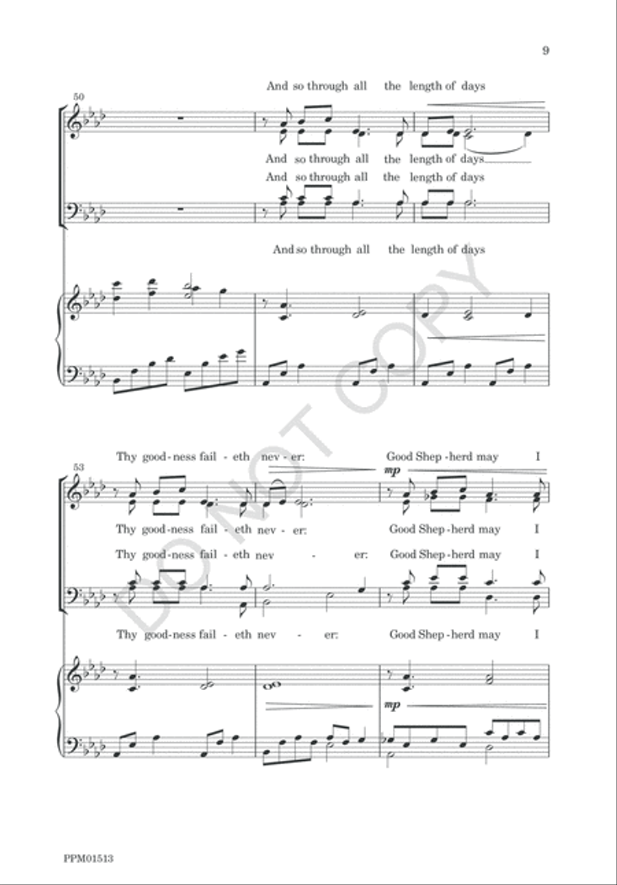 The King of Love 4-Part scores gallery preview page 12