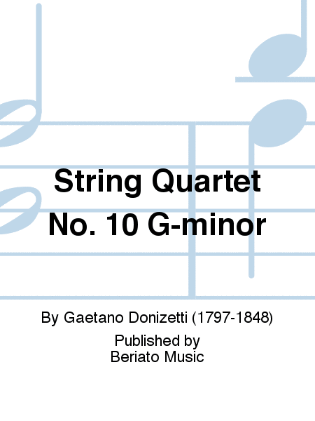 String Quartet No. 10 G-minor